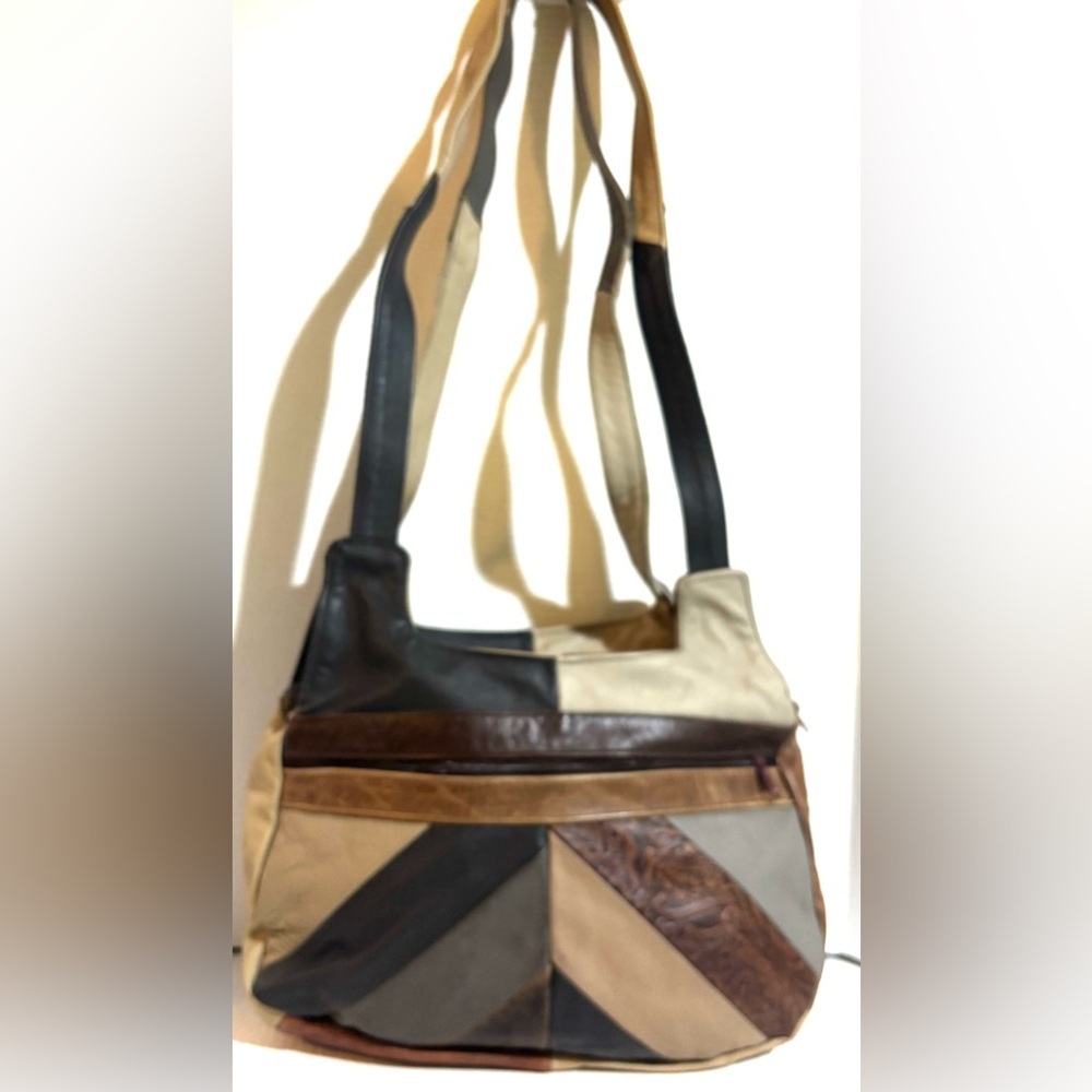 Vintage Multicolor Patchwork Tote Bag - Picture 5 of 5